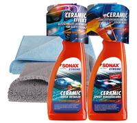 SONAX XTREME Ceramic SET Quick Detailer + Spray Versiegelung je 750ml + 2 Tücher