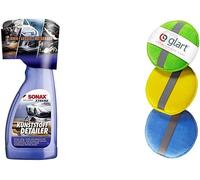 SONAX XTREME KunststoffDetailer Innen Außen Glart Mikrofaser Schwamm 3er Set