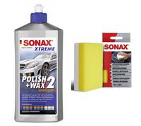 SONAX XTREME Polish+Wax 2 Hybrid NPT 500ml ApplikationsSchwamm Politur Pflege