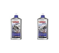 SONAX XTREME Polish+Wax 3 Hybrid NPT (500 ml) zum Abtragen verwitterter Lackschichten und Auffrischen matter Farben & XTREME Polish+Wax 2 Hybrid NPT (500 ml) schonende Politur mit mittlerer Wirkung