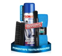 SONAX XTREME Polster+Alcantara Reiniger Set inkl. Bürste & Tuch 4-teilig