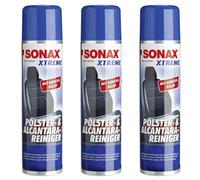 SONAX XTREME Polster AlcantaraReiniger Textilreiniger Polsterreiniger 3 x 400 ml