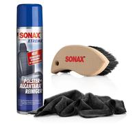 Sonax XTREME Polsterreiniger Alcantarareiniger 400ml + SONAX Textil Leder Bürste