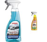 SONAX XTREME ScheibenKlar - Pure Water Technology (500 ml) besonders kraftvoller Reiniger & CockpitStar (750 ml) reinigt und pflegt alle Kunststoffteile im Auto, antistatisch und staubabweisend