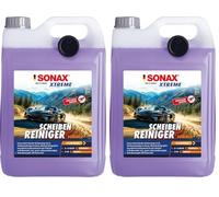 SONAX Xtreme ScheibenReiniger Sommer gebrauchsfertig (5 Liter) gebrauchsfertiger Reiniger für die Scheiben- und Scheinwerferwaschanlage | Art-Nr. 02725000 (Packung mit 2)