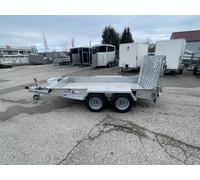 Sonderangebot Ifor Williams GH1054BT Baumaschinen Anhänger mit Riffelblechboden und Rampe 120 cm