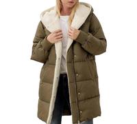 sonderangebote heute, angebote des tages heute damen, Winterjacke Damen Lang Warm Gefüttert, Winter Warm Wintermantel Parka Jacke Gefütterter Winterparka Mantel Fleecejacke Outdoor, warehouse deal