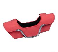 Sonnenblenden-Brillenhalter Suede Magnetverschluss Auto(Red)