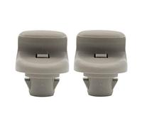 Sonnenblenden-Clips für Innen-Sonnenblende, Halterung, Haken, grau, für Nissan Qashqai J10 Juke F15 Tiida C12 X-Trail T30 T31 Almera Note E11 E12 Leaf ZE0 ZE1 Micra K12 Primera Pathfinder R51 Frontier