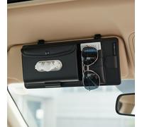 Sonnenblenden-Organizer multifunktional Brillenetui für Sonnenblende