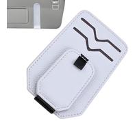 Sonnenbrillenhalter Für Die Sonnenblende | Magnetischer Leder Fahrzeuginnenraum Organizer | Brillenhalter Clip Für Fahrzeug Sonnenblende | für SUV Wohnmobile Autos LKW Limousinen und