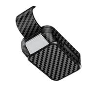 Sonnenbrillenhalter mit Clip für Autovisier, Brillenhalter aus Kohlefaser, Fahrzeugzubehör zur Aufbewahrung von Karten, Schlüsseln und Geld für Reisen mit der Familie