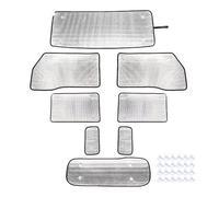 Sonnenrollo Auto Für Suzuki Für Jimny 4 Türer 2019-2024 Up Auto Front Heckscheibe Windschutzscheibe Sonnenschutz Abdeckung Isolierpad Sonnenschutz