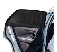 Sonnenschutz Auto Baby, 2 Stück Mittlere Autofenster 53x109cm UV-Schutz Net | Sonnenschutz Auto Seitenscheibe Fit für die Meisten Autos SUVs, Elastizität Autofenster Moskitonetz Auto Camping Mesh-Screen