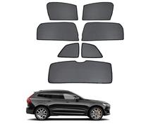 Sonnenschutz Auto Magnetisch Vorhang für Volvo XC60 2ND 2017-2023 UV Schutz Seitenscheiben Fenster Sonnenblende Zubehör Für Baby Kinder Erwachsene Haustiere Schwarz,7pcs