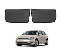 Sonnenschutz Auto Vorhang Für Baby Kinder Haustiere Sonnenblende Für Golf 7 Mk7 2013-2020 UV Schutz Magnetisch Sonnenschutz Für Autofenster Seitenscheibe Schwarz,Rear-window-2PCS