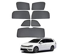Sonnenschutz Auto Vorhang Für Baby Kinder Sonnenblende Für Golf 7 Variant 2013-2020 UV Schutz Magnetisch Sonnenschutz Für Autofenster Seitenscheibe Schwarz,7PCS