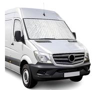 Sonnenschutz Frontscheibe für Mercedes Sprinter 2006-2018, Sonnenschutz für Frontscheiben 600D Oxford Tuch 100% Lichtblockend, Wasserdicht, UV-beständig/Frostbeständig/Frostbeständig (Innen,2006-2018)