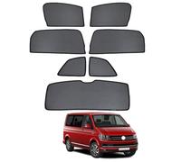 Sonnenschutz für Seitenscheiben Auto Magnetisch Vorhang für Multivan T6 2016-2019 UV Schutz Fenster Sonnenblende Zubehör für Baby Kinder Haustiere Schwarz,7pcs