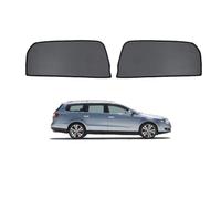 Sonnenschutz für Seitenscheiben Auto Magnetisch Vorhang für Passat B6 Variant 2005-2010 UV Schutz Fenster Sonnenblende Zubehör für Baby Kinder Haustiere Schwarz,2pcs- Rear Door