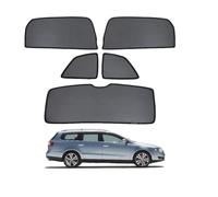 Sonnenschutz für Seitenscheiben Auto Magnetisch Vorhang für Passat B6 Variant 2005-2010 UV Schutz Fenster Sonnenblende Zubehör für Baby Kinder Haustiere Schwarz,5pcs