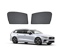 Sonnenschutz für Seitenscheiben Auto Magnetisch Vorhang für Volvo V60 II 2019-2023 UV Schutz Fenster Sonnenblende Zubehör für Baby Kinder Haustiere Schwarz,2pcs- Front Door