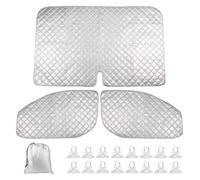 Sonnenschutz Seitenscheibe Für Ford Für Transit Für Custom MK8 2012-2022 Interne Thermische Jalousien Fenster Abdeckung Blind Windschutzscheibe Sonnenschirme Frontscheibenabdeckung