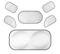 Sonnenschutz Windschutzscheiben Schutz Set für Citroen Jumpy II 2007-2011, Windschutzscheibe Sonnenschutz Thermomatte Fahrerhaus Thermomatten Auto Frontscheiben Sonnenschutz,B