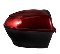 Sosoport Motorrad Heckbox Klein Rot Robuste Wetterfeste Aufbewahrungsbox aus Widerstandsfähigem Kunststoff Vielseitige Werkzeug Helm transportbox Einfach zu Montieren Langlebig und