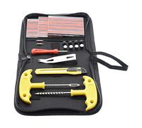 SOYDAN Reifenpannen-Set, 32-teilig, robust, Reifenreparatur-Set, Autoreifenreparatur-Set, für Auto, Motorrad, Fahrrad, Elektrofahrzeug, Motorradreifenreparatur-Set