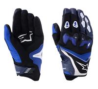 Alpinestars SP-R Pro Motorradhandschuhe, weiss-blau, Größe M für Männer