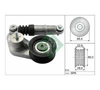 INA Riemenspanner Keilrippenriemen 534 0595 10 für Land Rover Freelander 2