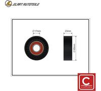 SPANNROLLE KEILRIPPENRIEMEN 08-90 FÜR FIAT PALIO/Weekend FIORINO/Box/Body/MPV