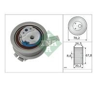 Spannrolle, Zahnriemen Schaeffler INA 531 0847 10