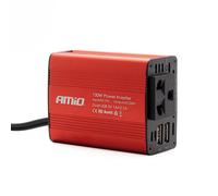 Spannungswandler 12V auf 230V AMIO PI01 150W Auto-Inverter 2xUSB 4,2A