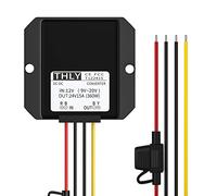 Spannungswandler 12V auf 24V 15A 360W | Wasserdichter DC-DC Wandler mit Sicherung | Spannungsstabilisator 12V auf 24V für Auto, LKW, Boot, Golfwagen, LED-Beleuchtung