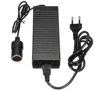 Spannungswandler 230V auf 12V, Kfz Netzadapter 15A 180W Max. Wechselrichter Adapter mit Zigarettenanzünder Steckdose für Kühlbox und Autoausrüstung