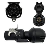 Spannungswandler Adapter 15pol LKW 24V auf 12V 7pol Anhänger Spannungsreduzierer