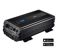 AEG Automotive Sinus-Spannungswandler 3000 W, 12 V DC auf 230 V AC, mit App-Steuerung, Netzvorrangschaltung, Lüftersteuerung, Wechselrichter Inverter