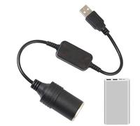 Spannungswandler für Auto, USB-Stecker, 12 V Buchse, robustes Material, konstanter Durchfluss, festes Produkt, Verwendung von Rekorder, mobile Energie, sicheres Fahren