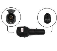Spannungswandler Spannungsreduzierer Adapter LKW 24V Anhänger 12V CAN-Bus 7-pol