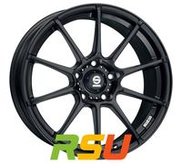 Sparco Assetto Gara matt black 7.5x18" ET35 LK4 100 ML 63.3 Alufelgen 18 Zoll