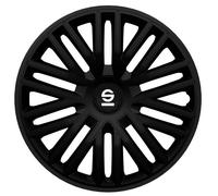 Sparco Radzierblenden Bergamo - 16-Zoll - Schwarz - Satz mit 4 Stück