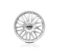 Sparco Radzierblenden Roma - 16-Zoll - Silber - Satz mit 4 Stück