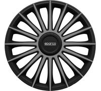 SPARCO 4er-Set Treviso 14 '' - Schwarz und Grau