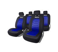Sparco Sitzbezüge Sparco Schwarz / Blau (11-Teilig) (also kompatibel mit Side-Airbags)
