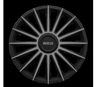 SPARCO 4er-Set Treviso 14 '' - Schwarz und Grau