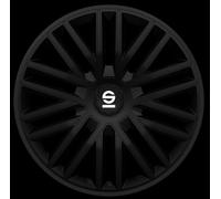 Sparco Radzierblenden Bergamo - 16-Zoll - Schwarz - Satz mit 4 Stück