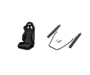 Sparco Sportsitz R100 MY22 - Schwarz - Verstellbar & 49302 Sportsitze Schlitten - Universal - In China hergestellt