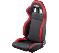 Sparco Sportsitz Schalensitz R100 Schwarz/Rot Nähte verst. Rückenlehne NEU & OVP
